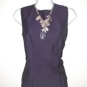 Ann Taylor 2 Piece suit * Aubergine, Deep Purple * Y2K * Fully Lined * Sz 6/8